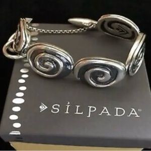 Silpada swirl arrowhead retired bracelet B1867